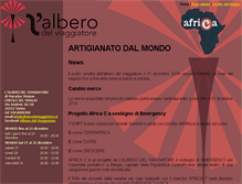 Tablet Screenshot of alberodelviaggiatore.it